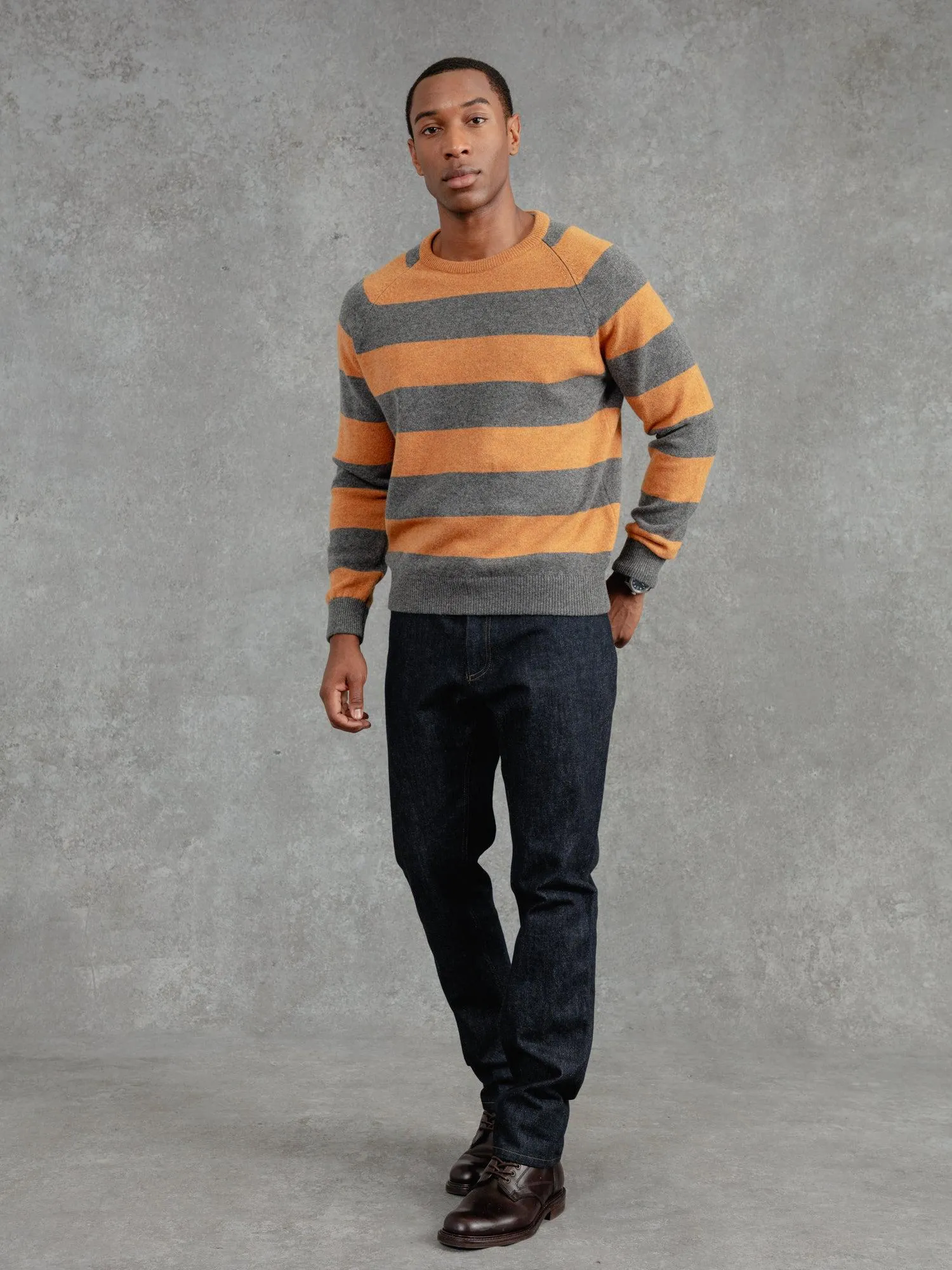 The Merino Wool Striped Sweatshirt