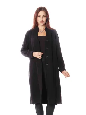 Tianello TENCEL™ "Vine" Cotton Jacquard  "Creek"  Long Duster Jacket