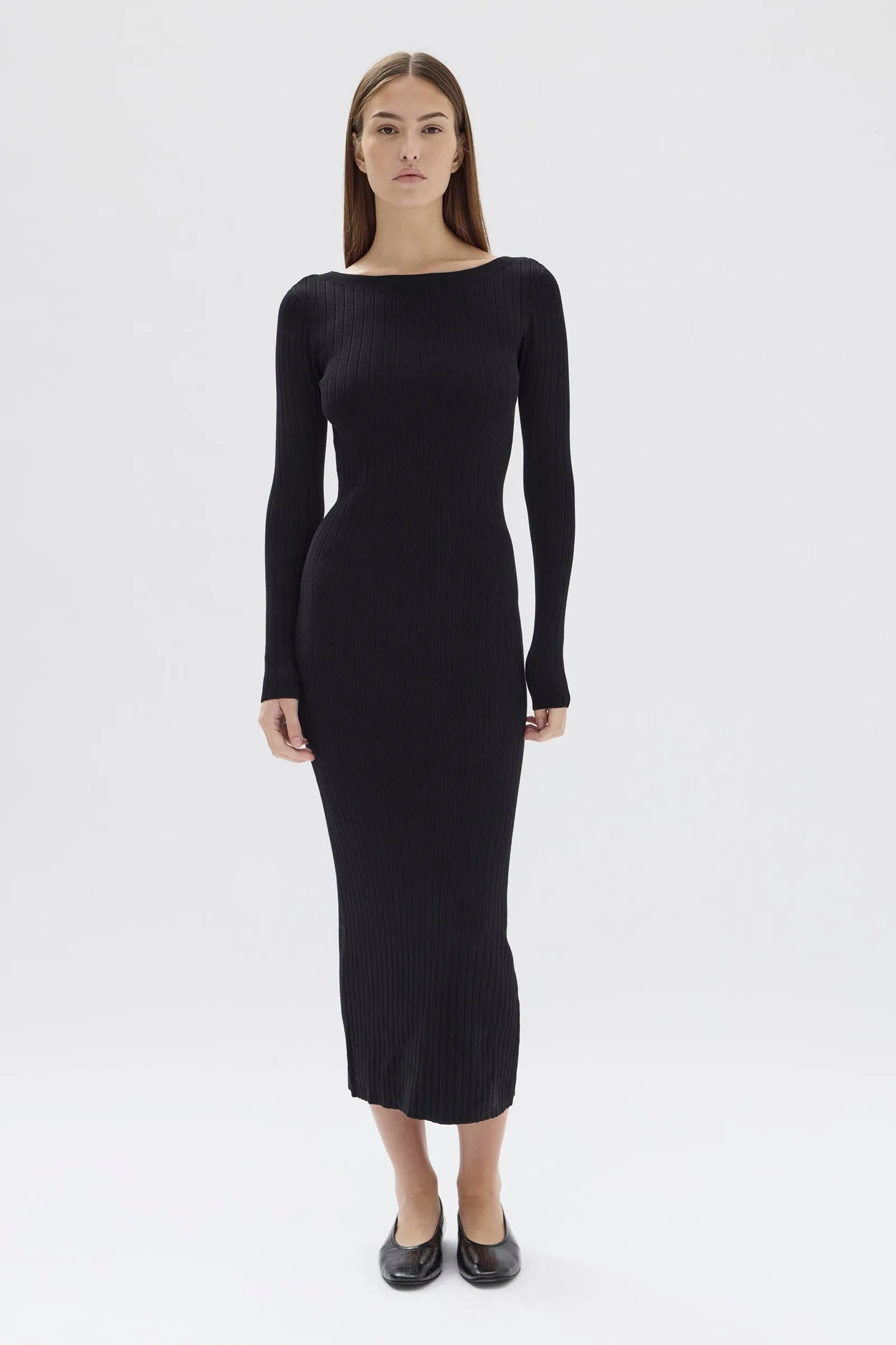 Vienna Long Sleeve Knit Dress