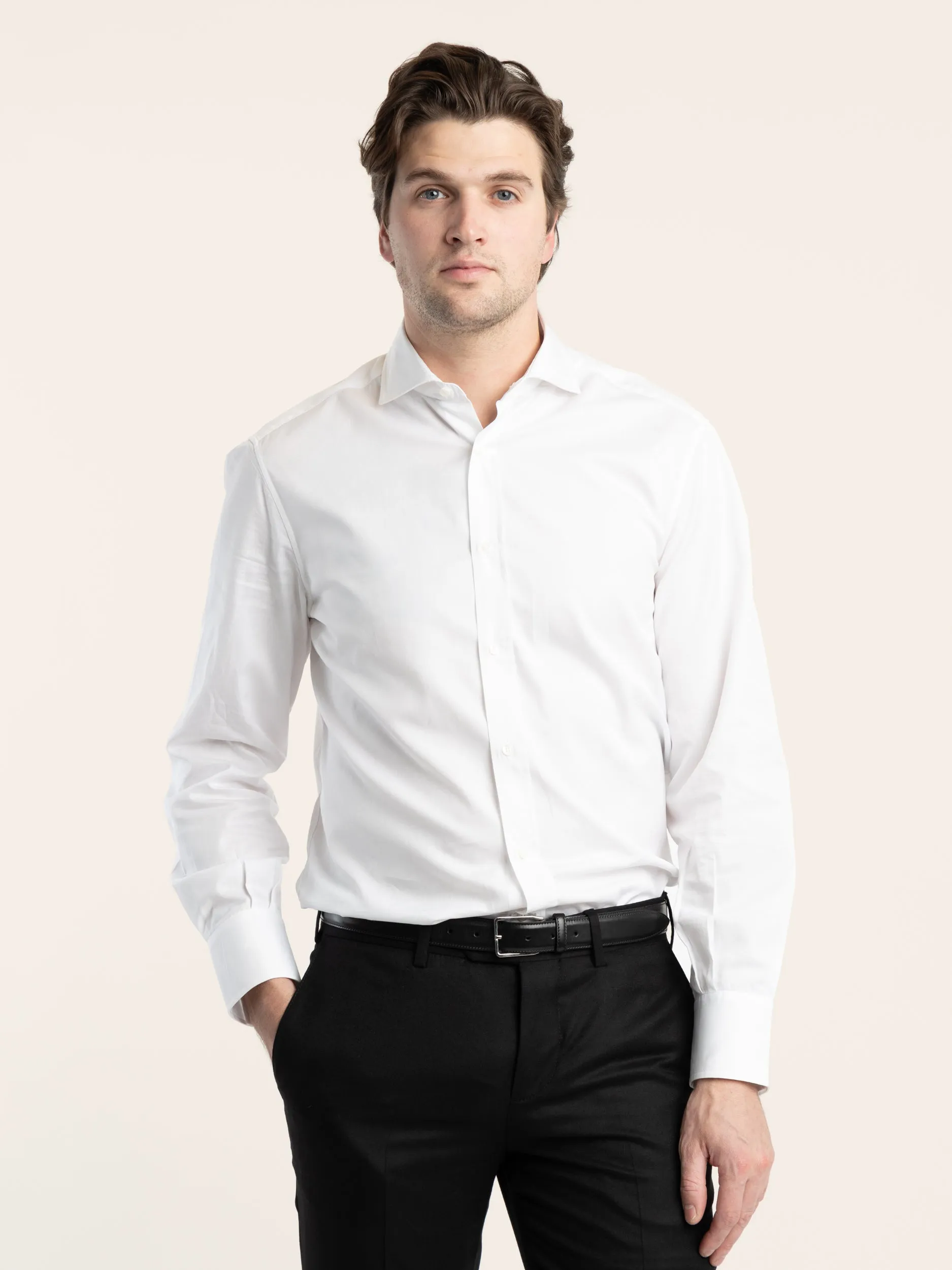 White Twill Dress Shirt