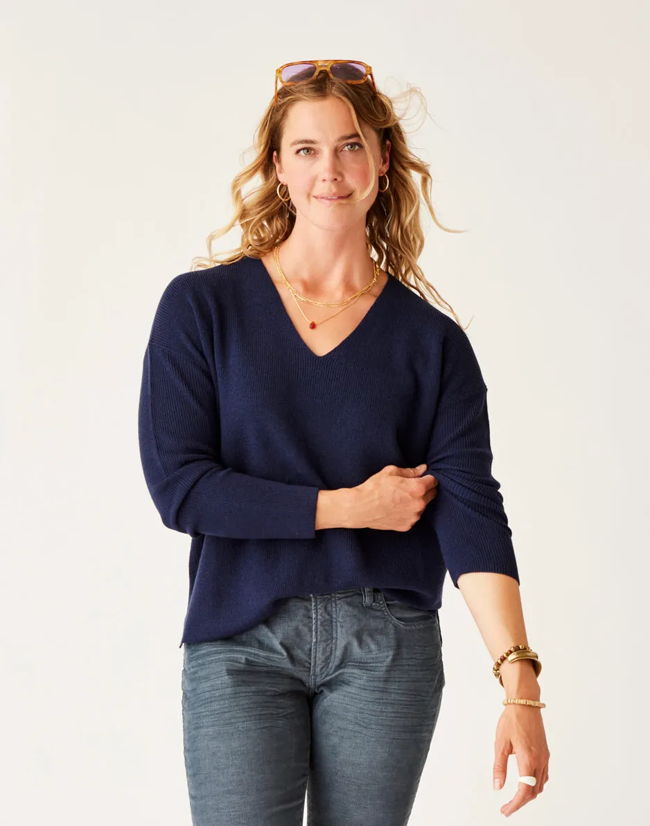 Zella Merino Sweater: Navy